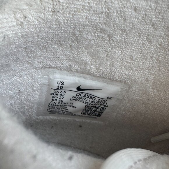 Nike Air Force 1 Mid '07 White University Red Sneakers Size 10 - Picture 9 of 13